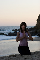 yoga on the beach 2