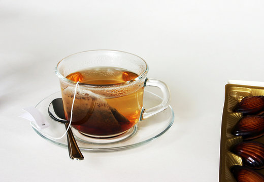 cup of tea and bonbonniere