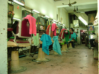 salon de coiffure, thailande