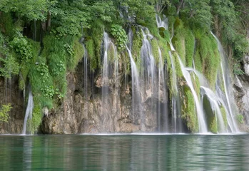 Foto op Plexiglas waterfall in plitvice lake (plitvicka jezera) © Marco Regalia