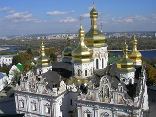 Foto auf Acrylglas Kiew Skyline von Kiew
