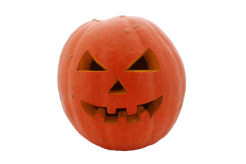 face of halloween pumpkin