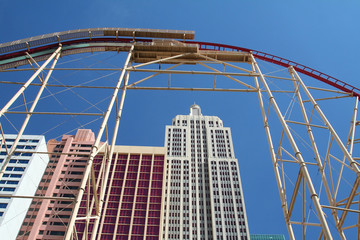 coaster over building