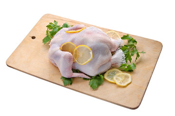 raw uncooked chicken