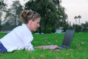 working outdoors