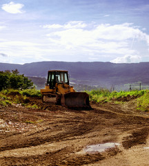 Obraz premium bulldozer