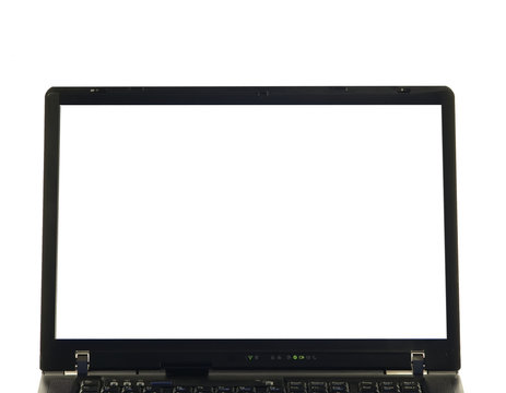 notebook freigestellt mit weissem bildschirm 011