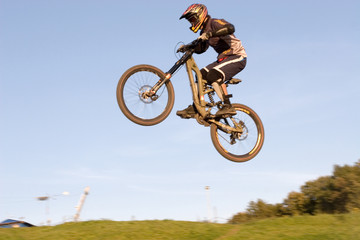 mountain bike flying