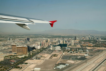 takeoff over las vegas