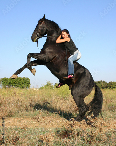 "cheval cabré 2" photo libre de droits sur la banque d