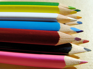 Fototapeta premium colored pencils