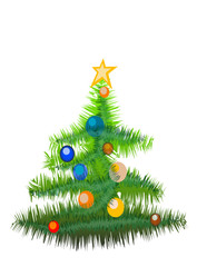 new year tree(great for banner and card)