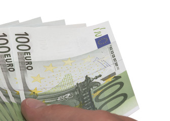 einhundert euro scheine aufgefächert p02