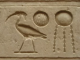 Wandaufkleber hiéroglyphes © Philippe Lemoine