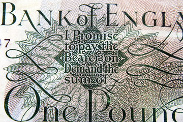one pound note