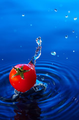cherry tomato and water1