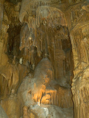 stalagmite in cave