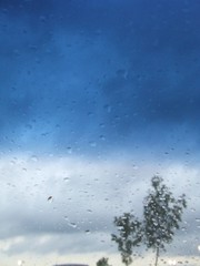 water background rain