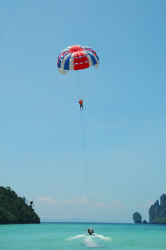 parasailing
