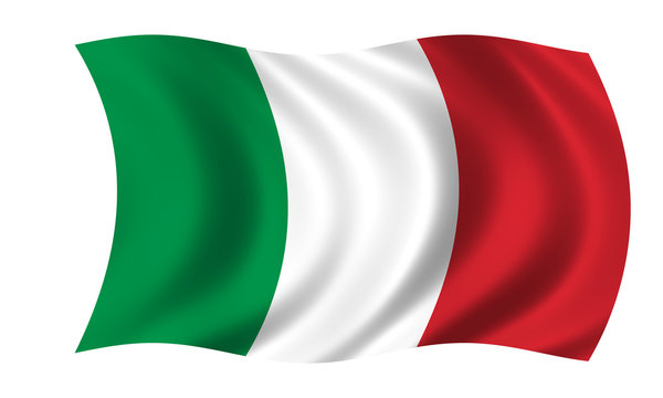 Fototapeta italien fahne
