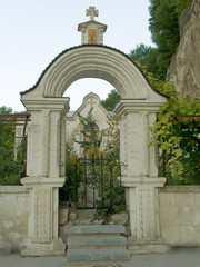 Fototapeta premium gate to cemetery