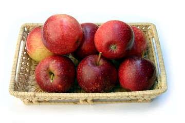 apple in basket