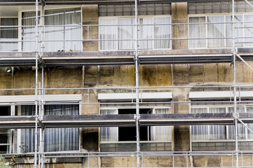 echafaudage facade immeuble