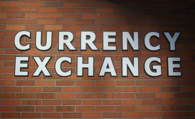 Obraz premium currency exchange sign