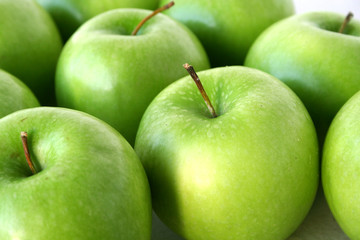 green apples fruits