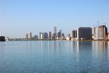 view of downtown miami skyline
