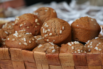 Fototapeta na wymiar muffins