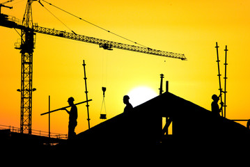 construction site yellow