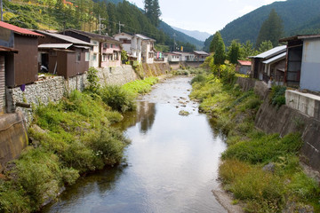 Fototapeta na wymiar Japońska wioska