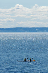 Naklejka premium sea kayaking