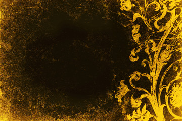 grunge floral background