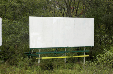 blank old billboard a