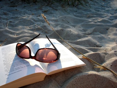 lesen am strand