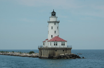 Fototapeta na wymiar lighthouse in chicago