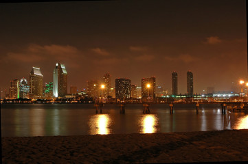 Obraz na płótnie Canvas Skyline z San Diego