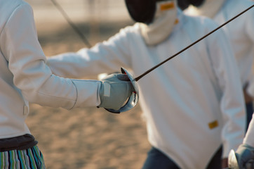 fencing on the beach