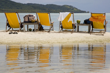 chairs on the beach