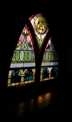 angelic stained glass