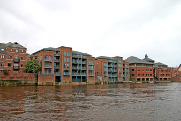 modern apartments on the river ouse in york