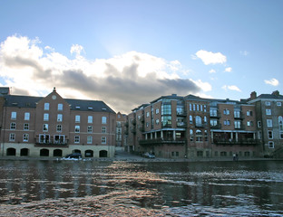 modern apartments on the river ouse in york