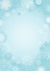 Fototapeta na wymiar background of snowflake
