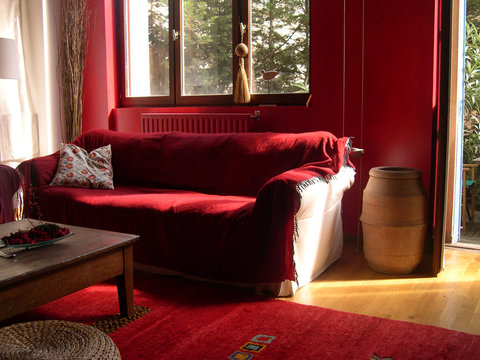 appartement rouge