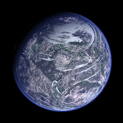  3d rendered planet 4