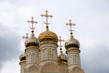 Fototapeta na wymiar russian church