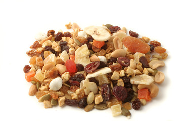 nuts and fruits