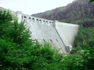 Fototapeta na wymiar dam, water-power station